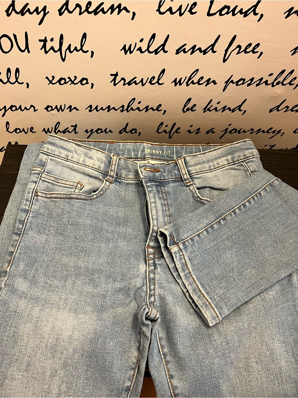 Zara Light Blue Skinny Fit Kids Jeans